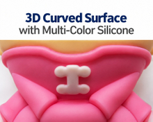 Micro injection product - Stereoscopic curved surface with multi-color2