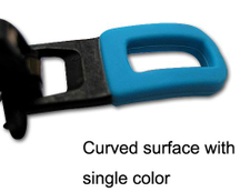 Silicone covered metal product- Curved surface with single color